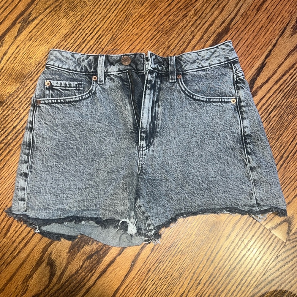 garage denim shorts